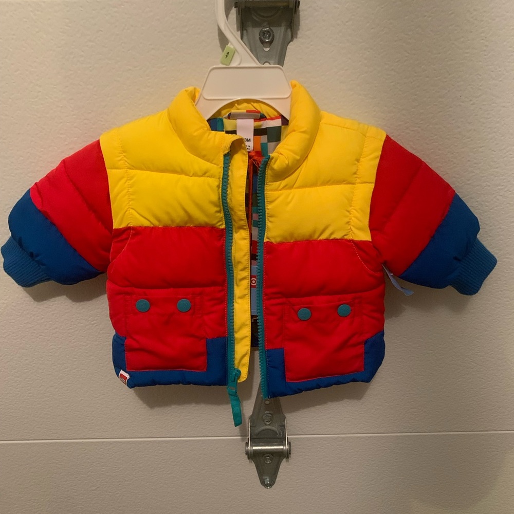 Lego puff jacket size 3 month